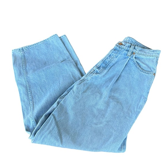 Snacks Mother Jeans Pleated Fun Dip Puddle Jeans Light Wash High Rise Small GUC - Picture 6 of 15